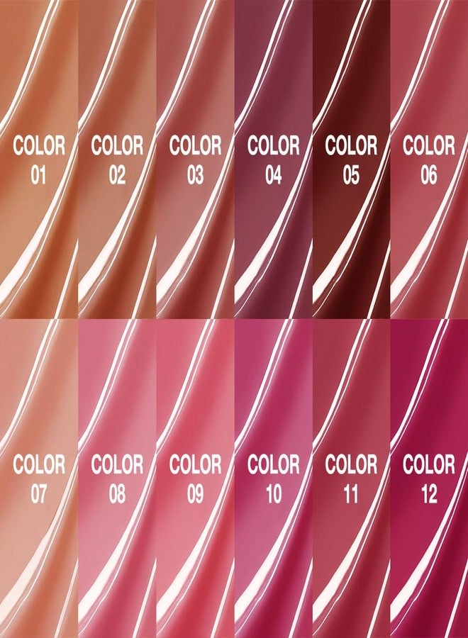 QIDSTERS Tinted Lip Balm Moisturizing Lipstick, Black Brown Hydrating Lipstick for Women, 24 Hour Long Lasting Moisturization Lip Gloss Stain Makeup, Lightweight Non Greasy Moisturizer Lips, 03 - Image 4